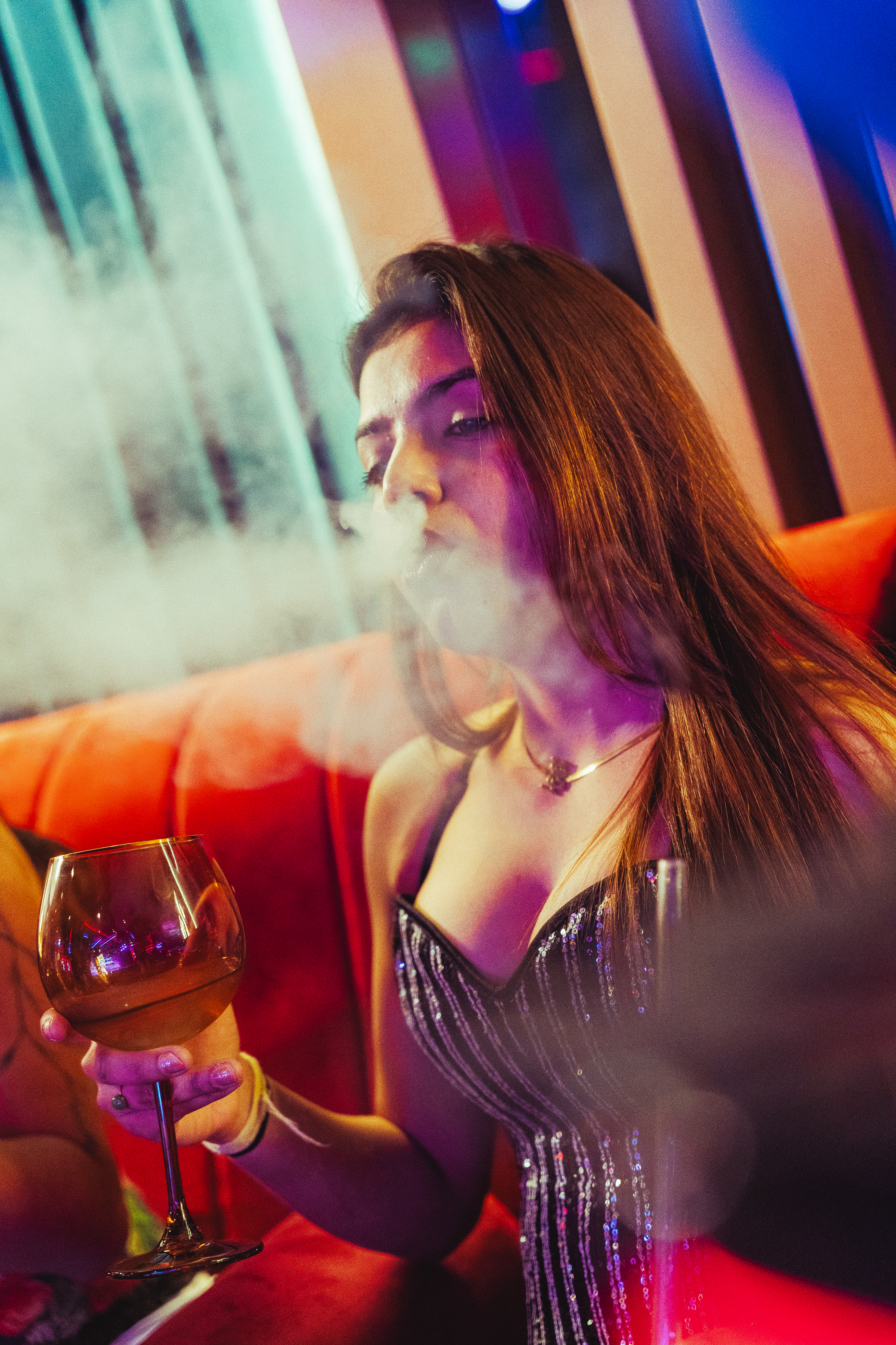 Premium shisha served at Shoukeen Lounge Dubai